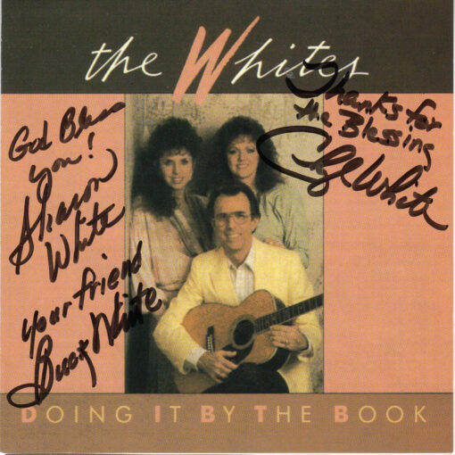 THE WHITES Doing By The Book CD Autographed