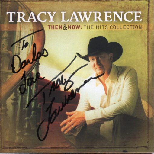 TRACY LAWRENCE Then & Now: The Hits Collection CD Autographed