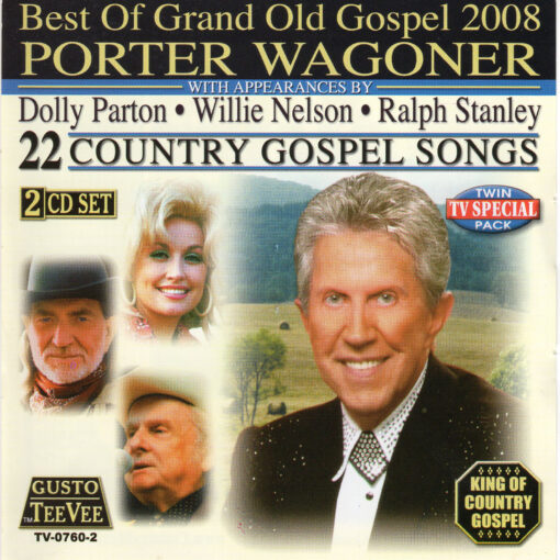 PORTER WAGONER Best Of Grand Old Gospel 2008 CD 2 Disc Set
