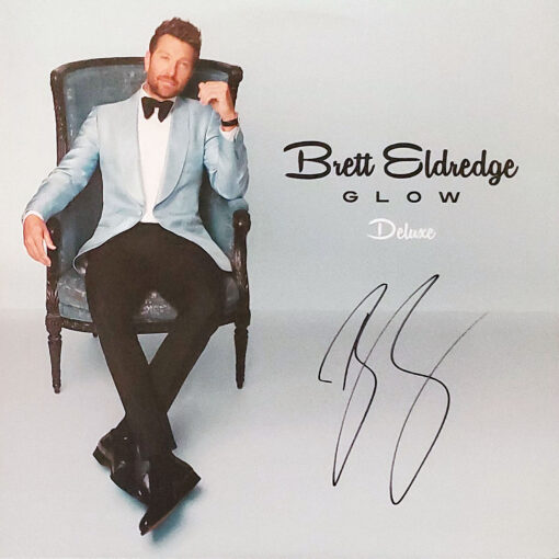 BRETT ELDREDGE Glow Deluxe Vinyl Autographed 2 Vinyl Set
