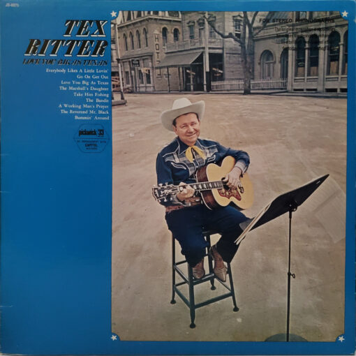 TEX RITTER I Love You Big As Texas Vinyl Autographed