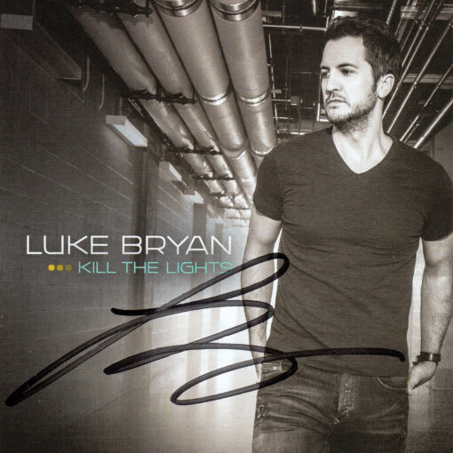 LUKE BRYAN Kill The Lights CD Autographed