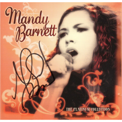MANDY BARNETT The Platinum Collection CD Autographed