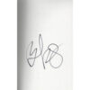 Autographed signature page inside Brad Paisley's book "Diary of a Player" featuring the author's handwritten signature.